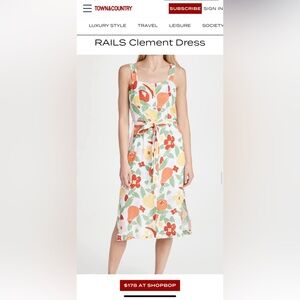 Rails Clement Midi Fruit Basket Dress